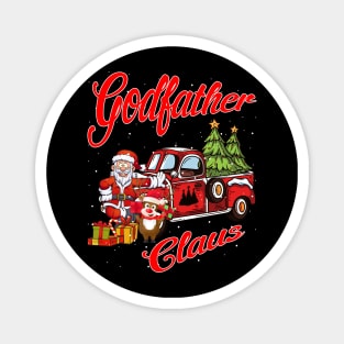 Godfather Claus Santa Car Christmas Funny Awesome Gift Magnet